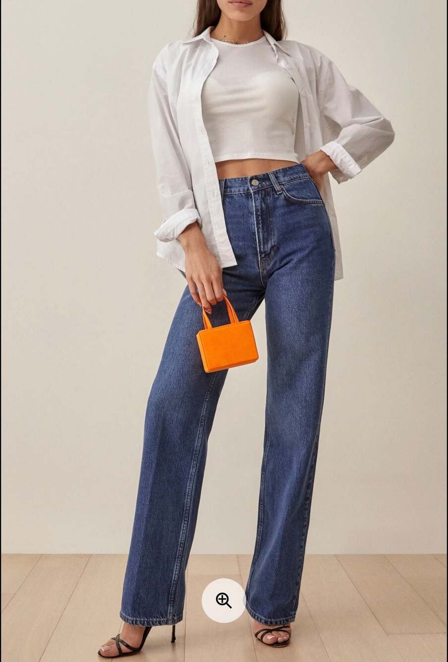 Reformation Wilder High Rise Wide Leg Denim